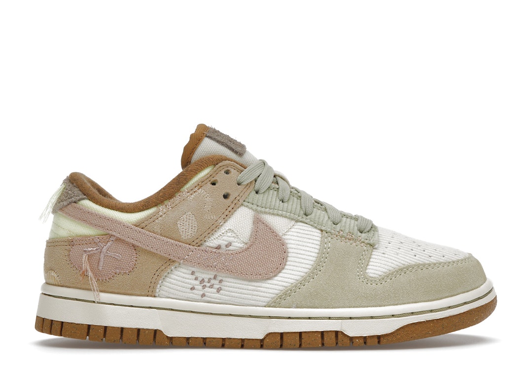 Pre-owned Nike Dunk Low On The Bright Side (women's) In Coconut Milk/bio Beige-sail