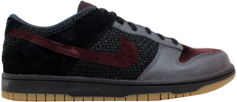 Nike Dunk Low CL Black/Deep Bergundy-Anthracite Men's - 304714-065