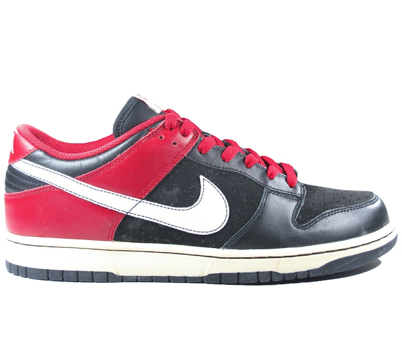 Nike Dunk Low CL Black White Varsity Red Men's - 304714-016 - US