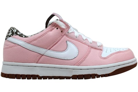 Nike Dunk Low CL corail clair/blanc/olive kaki (Femmes) Style