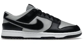Nike Dunk 低筒繩絨線對勾黑灰配色
