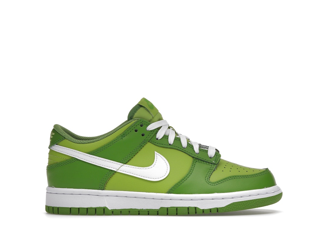 Pre-owned Nike Dunk Low Chlorophyll (gs) In Chlorophyll/white/vivid Green