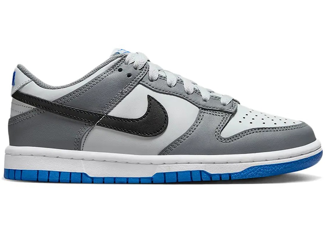 Pre-owned Nike Dunk Low Cool Grey Light Photo Blue (gs) In Cool Grey/pure Platinum/light Photo Blue