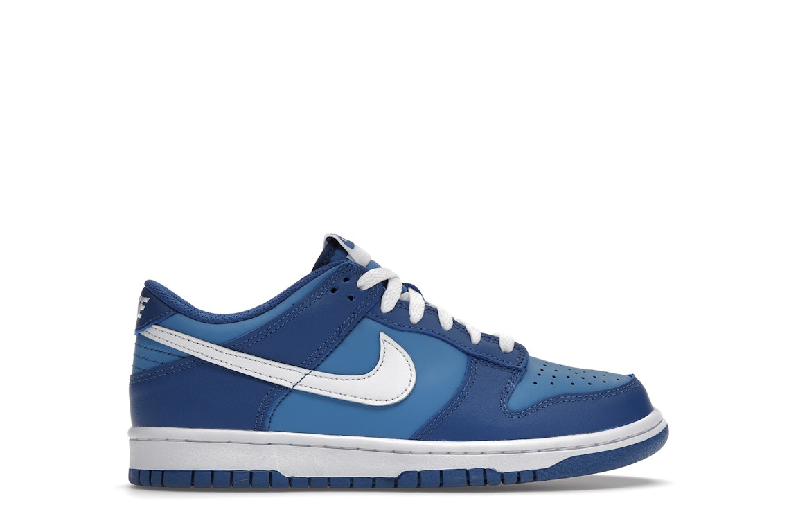 Pre-owned Nike Dunk Low Dark Marina Blue (gs) In Dark Marina Blue/dutch Blue/white