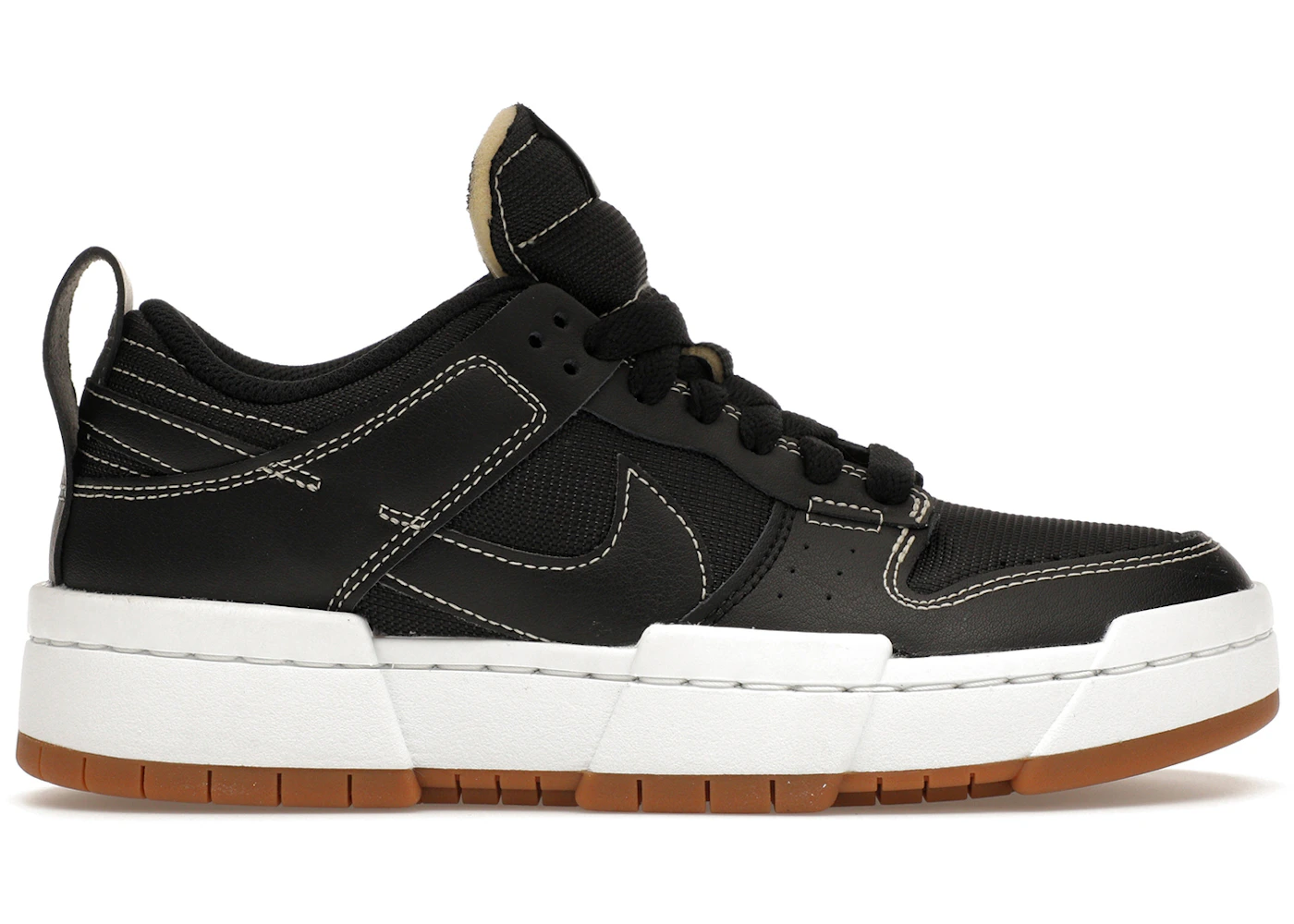 Nike Dunk Low Disrupt Black Gum (Women's) - CK6654-002 - US