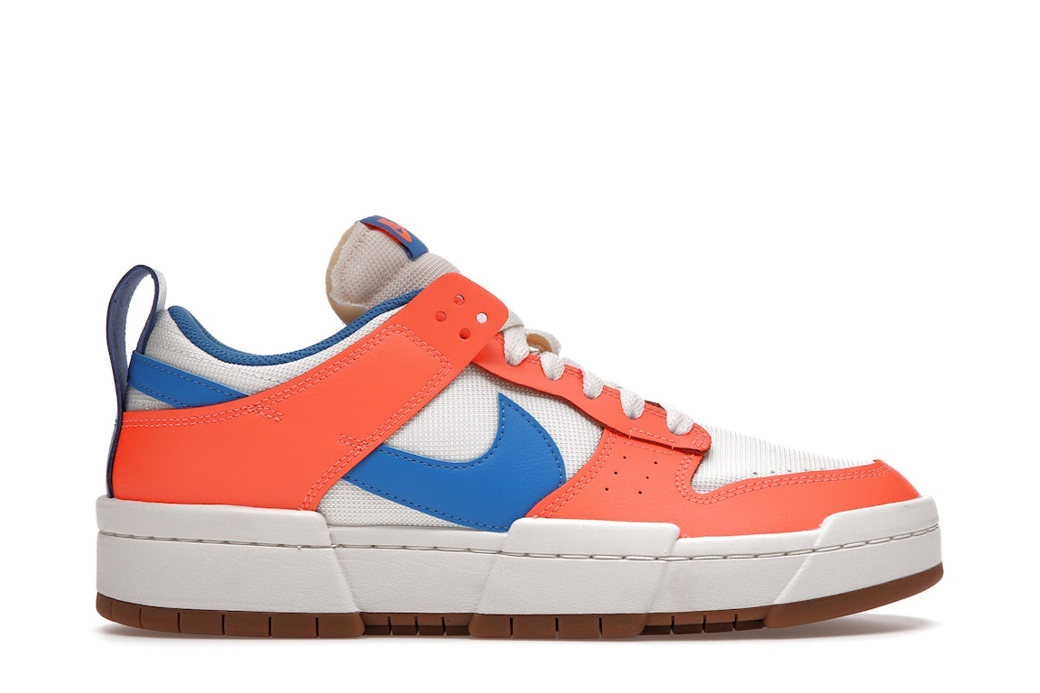 Pre-owned Nike Dunk Low Disrupt Supa (women's) In Sail/light Blue/total Orange