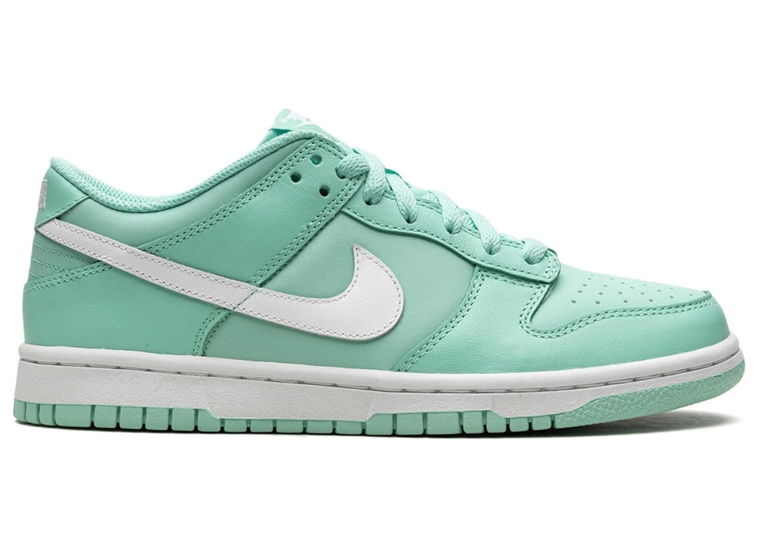 Pre-owned Nike Dunk Low Emerald Rise (gs) In Emerald Rise/white