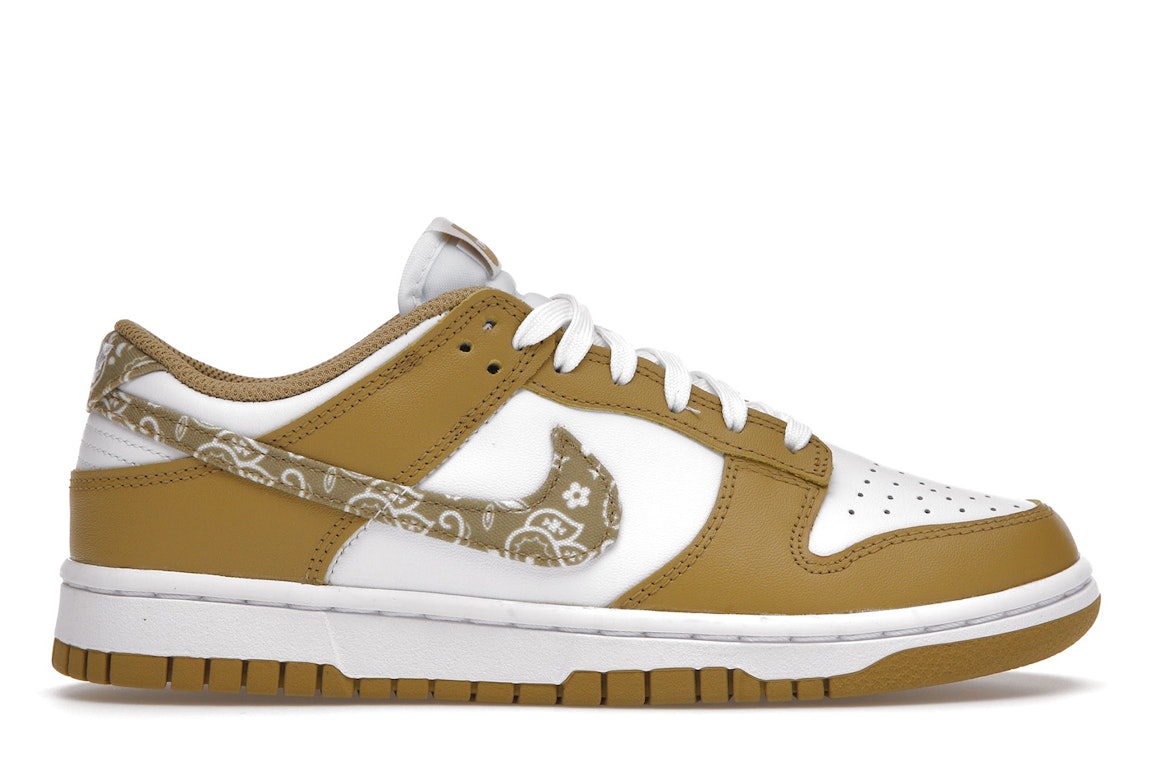Pre-owned Nike Dunk Low Essential Paisley Pack Barley (women's) In White/barley-white