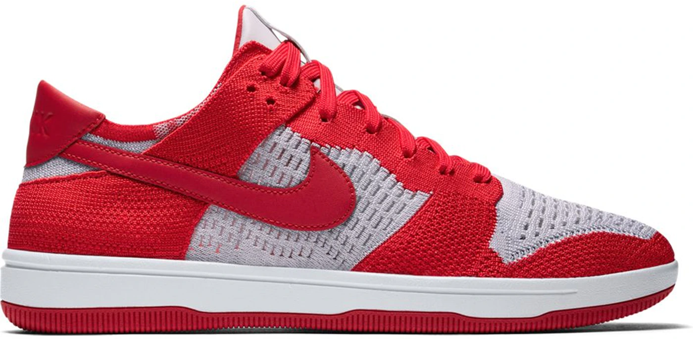 Dunk Low Flyknit Red Wolf Grey Men's 917746-600 US