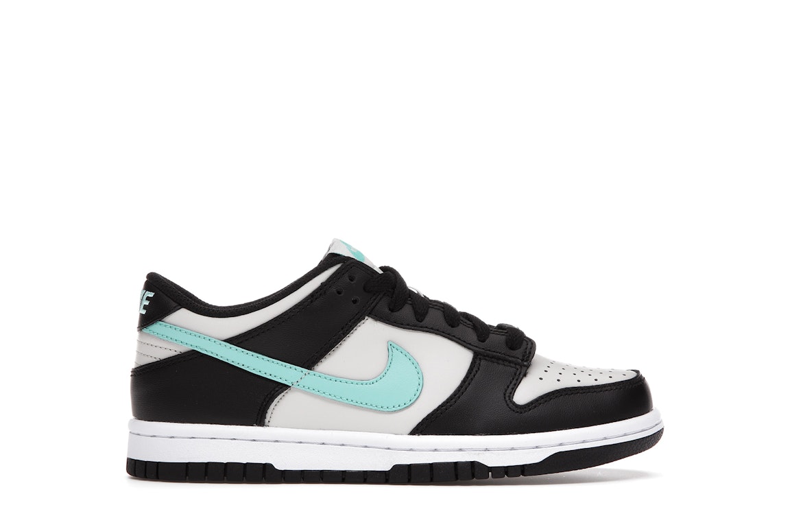 Pre-owned Nike Dunk Low Light Bone Tropical Twist (gs) In Light Bone/black-white-tropical Twist