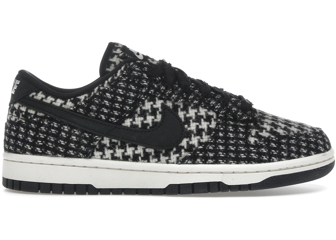 Nike Dunk Low Harris Tweed White Black Multi (Women's)