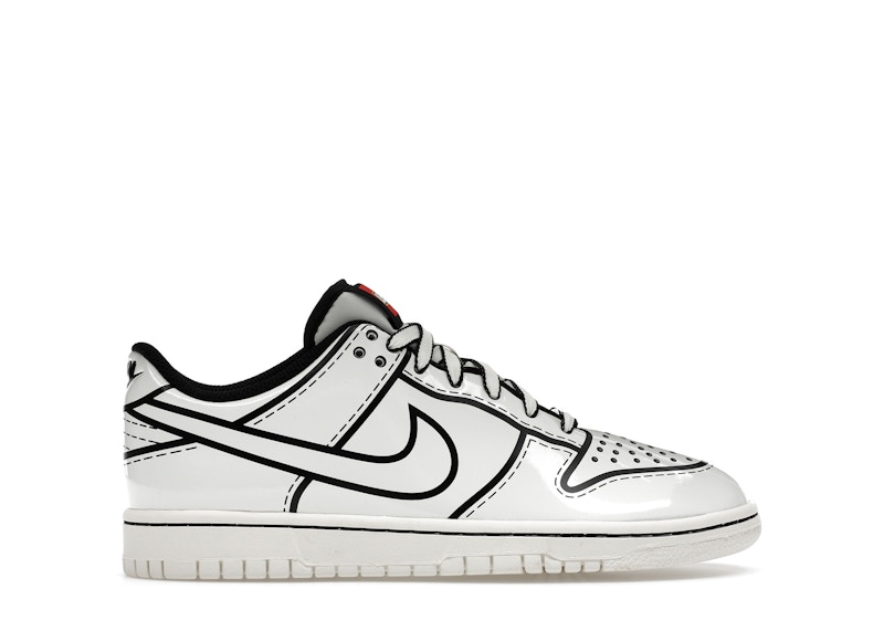 Pre-owned Nike Dunk Low Lego Sneakers In Sail/black In Multi
