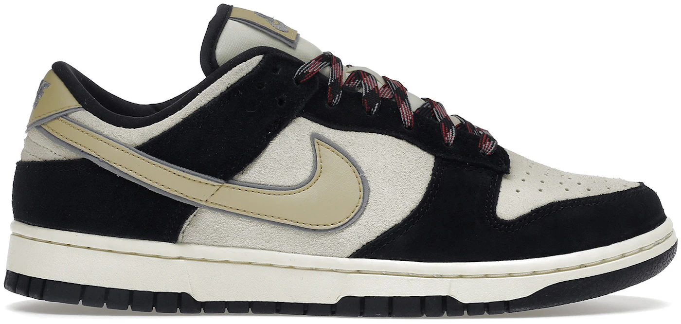 Nike Dunk Low LX Black Suede Team Gold - US