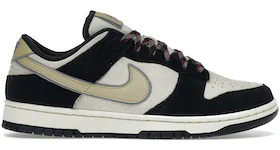 Nike Dunk Low LX Black Suede Team Gold (Women's)
