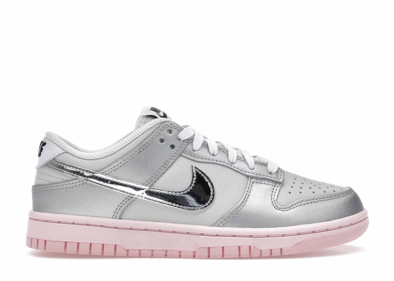 Nike Dunk Low LX Metallic Silver Pink Foam (Women's