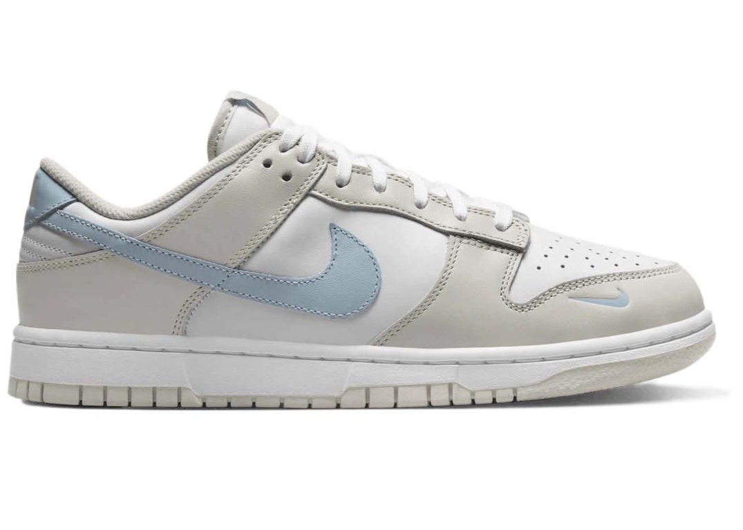 Pre-owned Nike Dunk Low Light Bone Armory Blue (women's) In White/light Armory Blue/light Bone