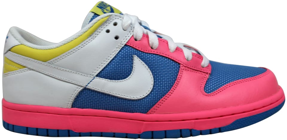 Nike Dunk Low Light Lava/White-Light Blueberry (Women's) - 309324 