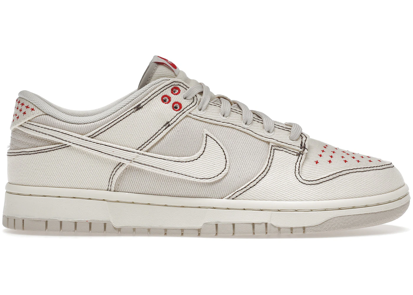 Nike Dunk Low Light Orewood Brown Sashiko Men's DV0834100 US Nike Dunk Low Light Orewood Brown Sashiko Men's DV0834100 US