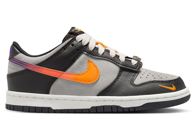 Nike Dunk Low Medium Grey Black Orange Peel (GS) - IQ0206-062 - ES