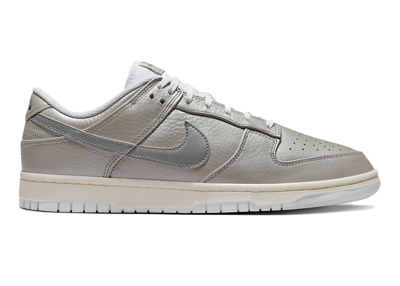 Supreme x nike sb cheap dunk low metallic silver