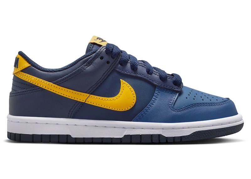 Nike Dunk Low Midnight Navy Obsidian Maize (GS) - FB9109-403 - JP