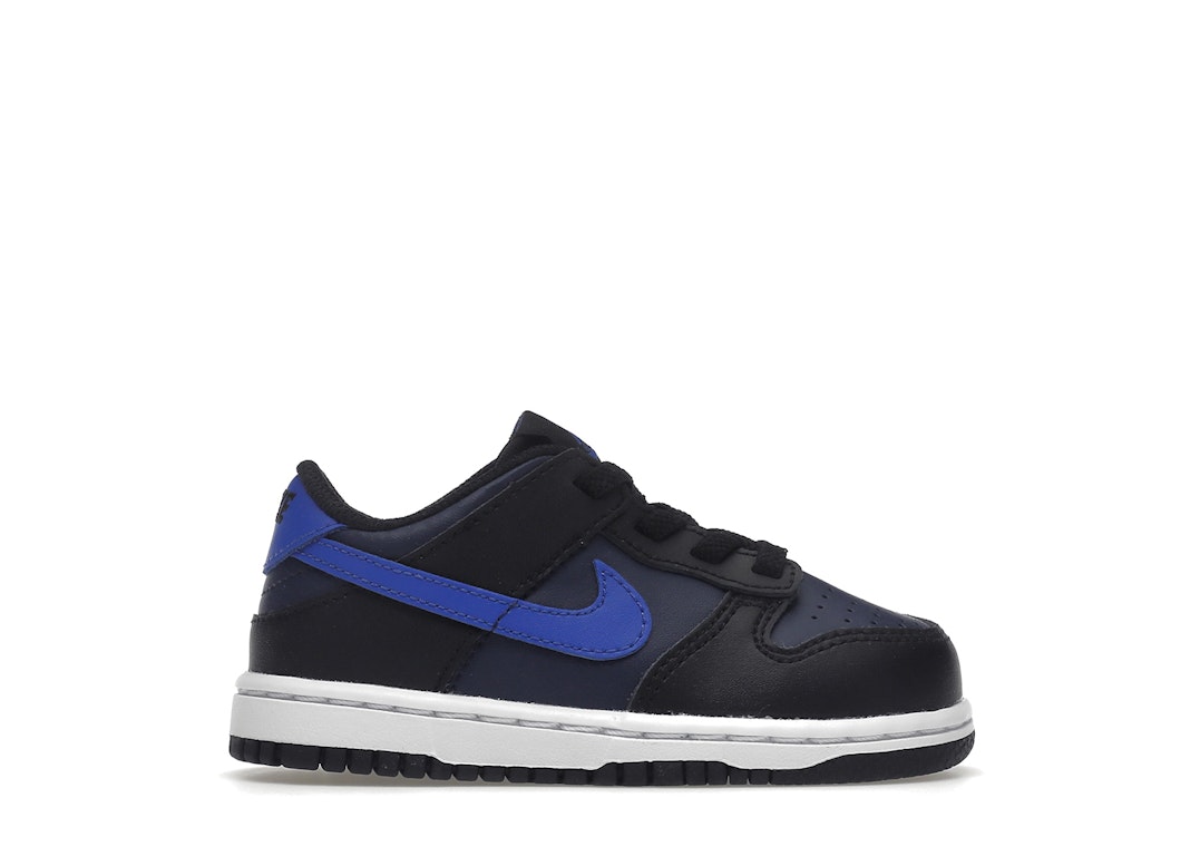 Pre-owned Nike Babies'  Dunk Low Midnight Navy (td) In Midnight Navy/black/game Royal