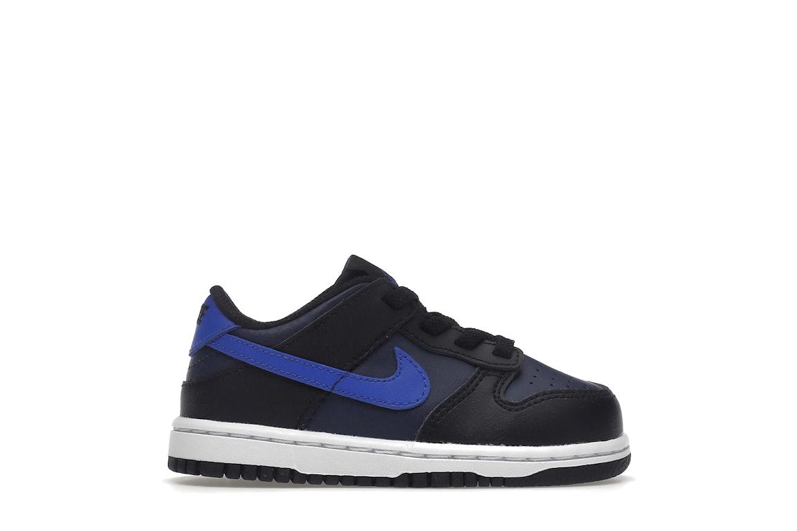 Pre-owned Nike Babies'  Dunk Low Midnight Navy (td) In Midnight Navy/black/game Royal