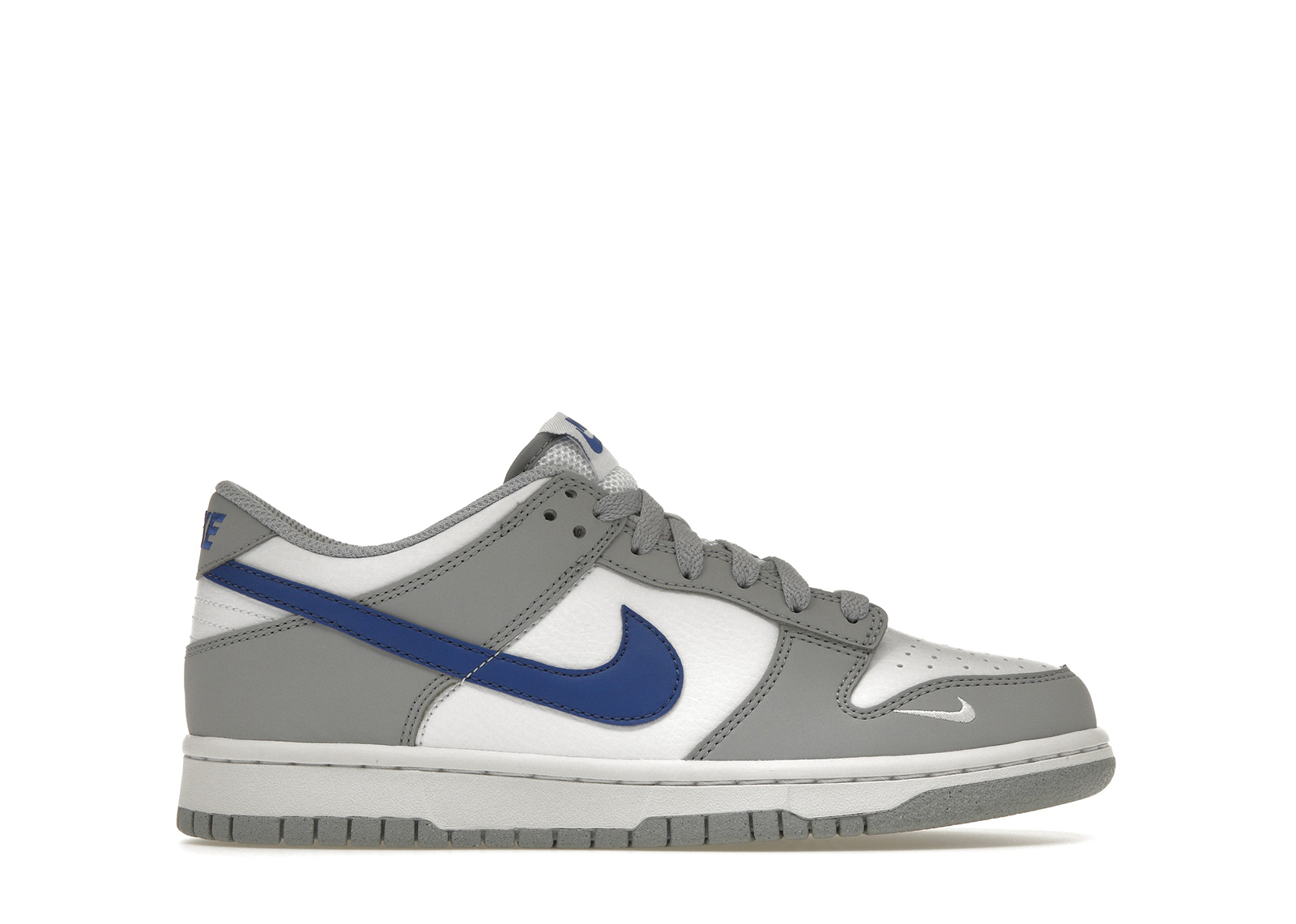 Nike Dunk Low Mini Swoosh Wolf Grey Game Royal (GS) キッズ