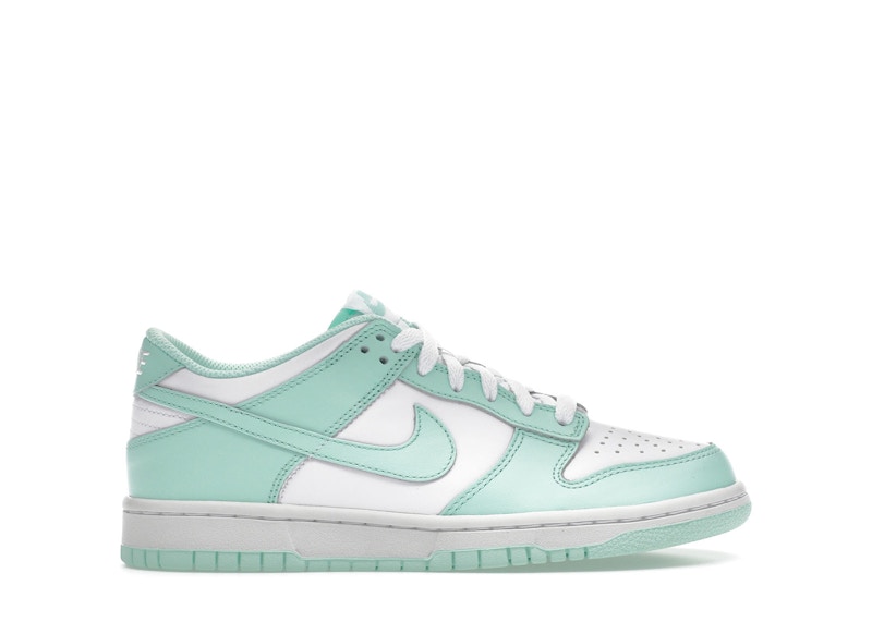 Pre-owned Nike Dunk Low Sneakers In White/mint Foam