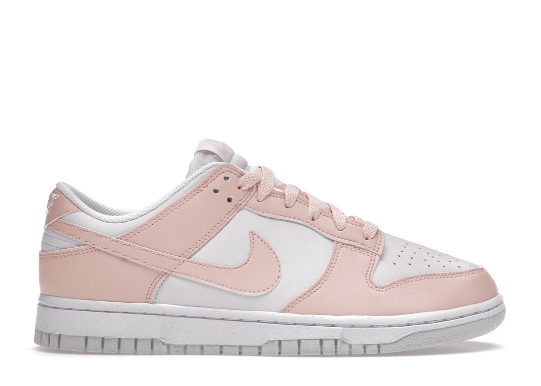 Pre-owned Nike Dunk Low Next Nature Pale Coral (women's) In White/light Pink-grey