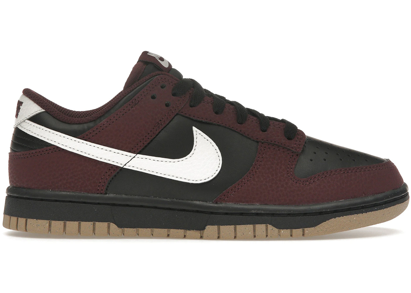 Nike Dunk Low Next Nature Burgundy Crush Black (Women's) HM9658