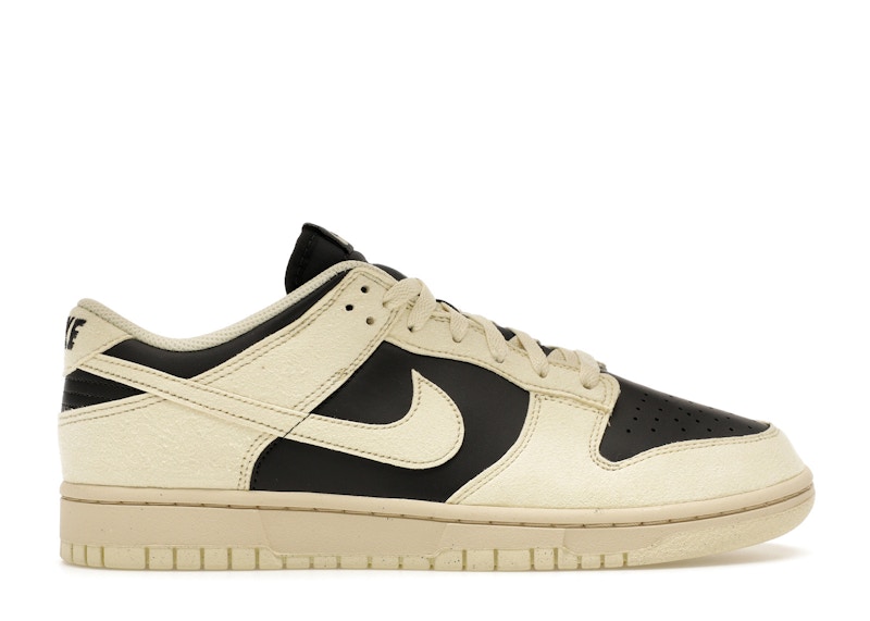 ☆nike☆ Dunk Low W Coconut Milk Pale Ivory Black University Nike HJ7673-005 Dunk Low Womens Lifestyle Shoe - Coconut