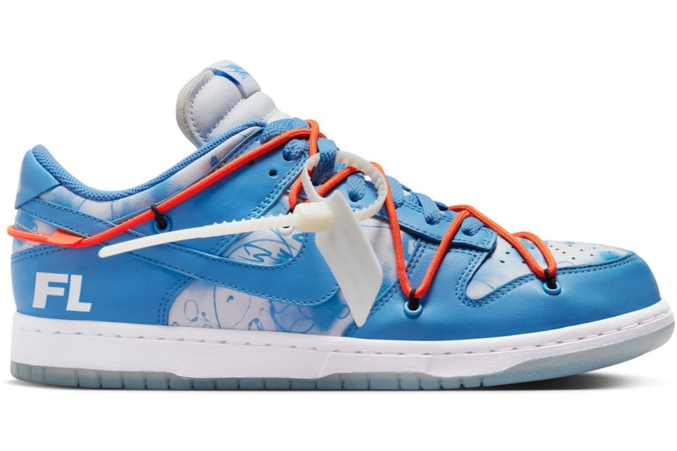 Nike dunk low university blue off white Clearance