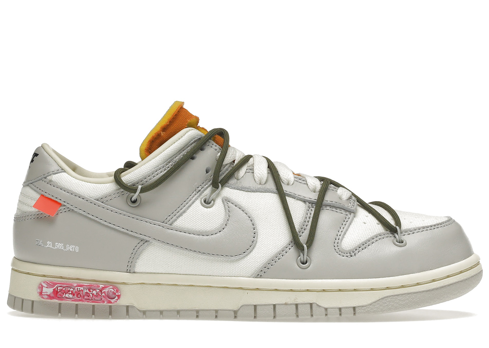NIKE DUNK LOW off-white LOT 20 25.5cm