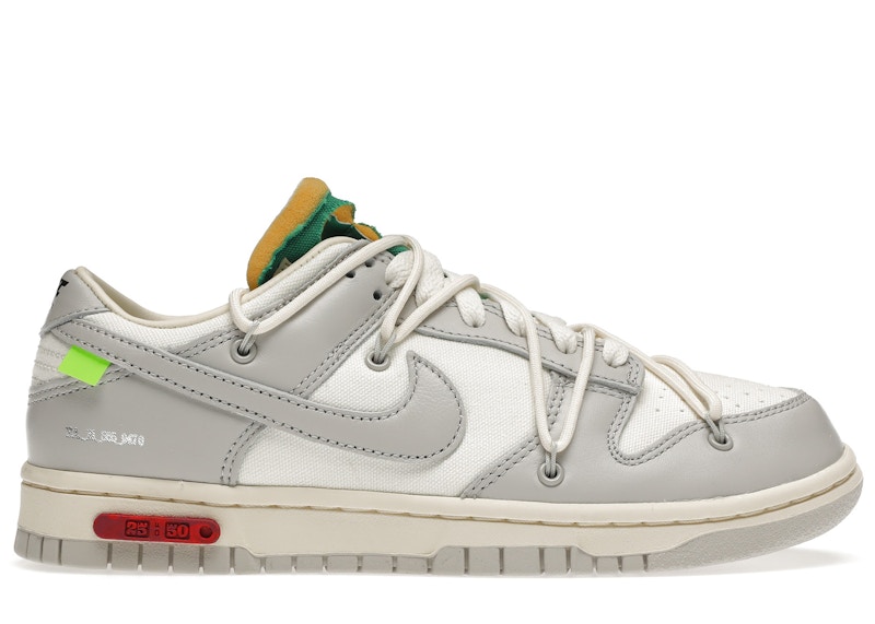 靴/シューズNIKE OFF WHITE DUNK LOW 25CM 新品