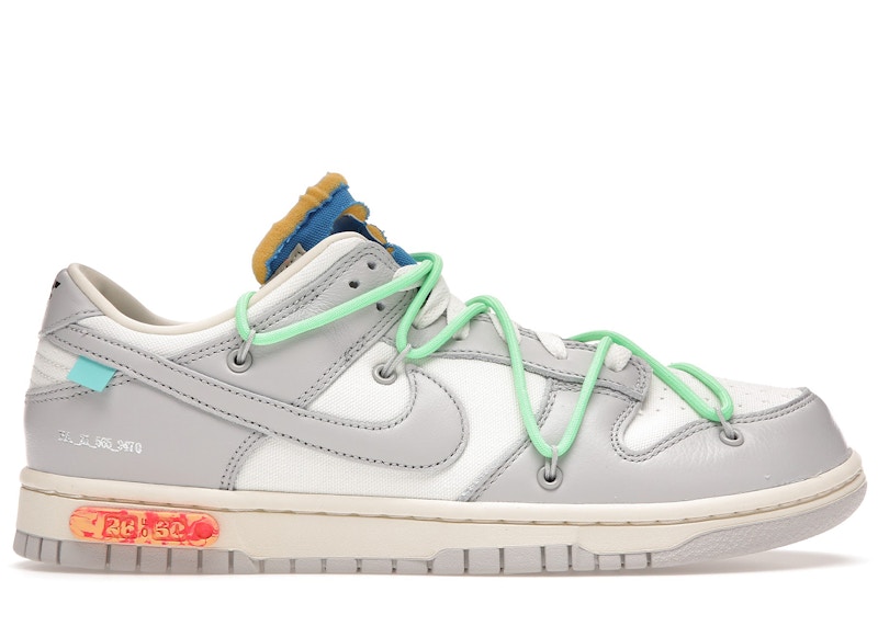 Nike Dunk Low Off-White Lot 26 Men's - DM1602-116 - US