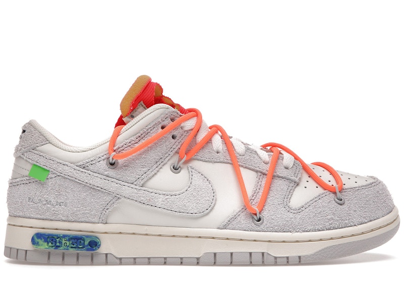 Nike Dunk Low Off-White Lot 45 Men's - DM1602-101 - US