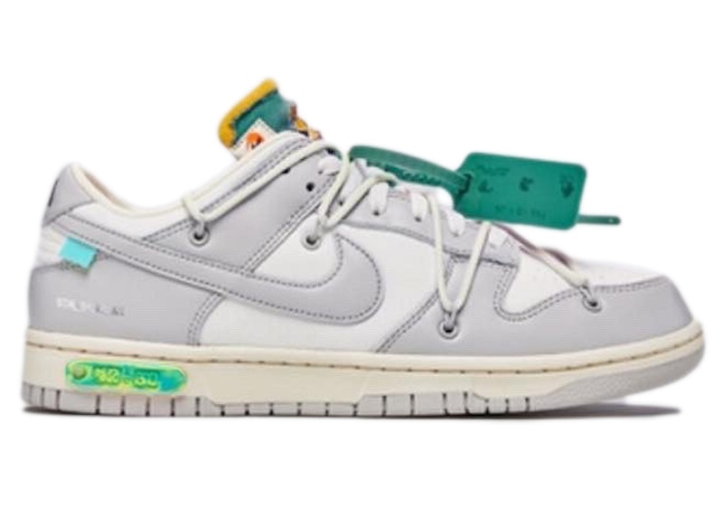 Nike Dunk Low Off-White Lot 42 Men's - DM1602-117 - US