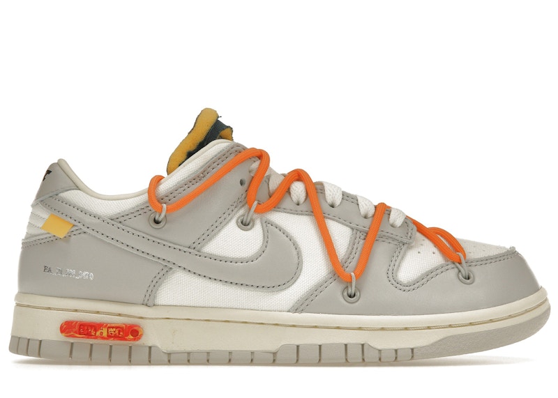 Nike Dunk Low Off-White Lot 44 Men's - DM1602-104 - US