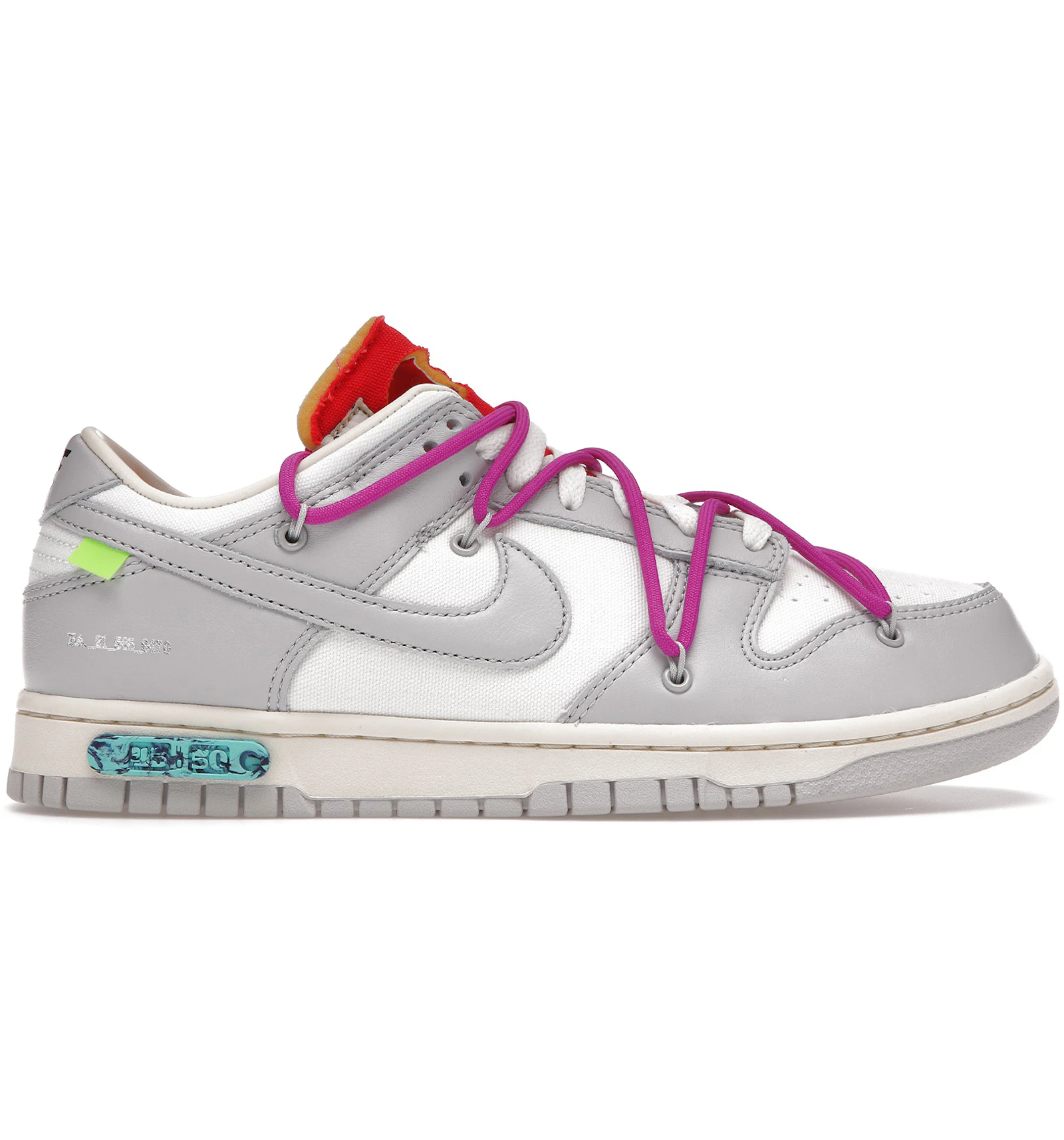 Nike Dunk Low Off-White Lot 45 - DM1602-101 - IT nike 45