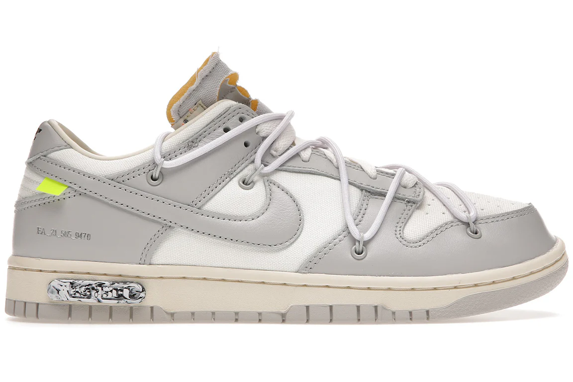 Nike Dunk Low Off-White Lot 49 Men's - DM1602-123 - US