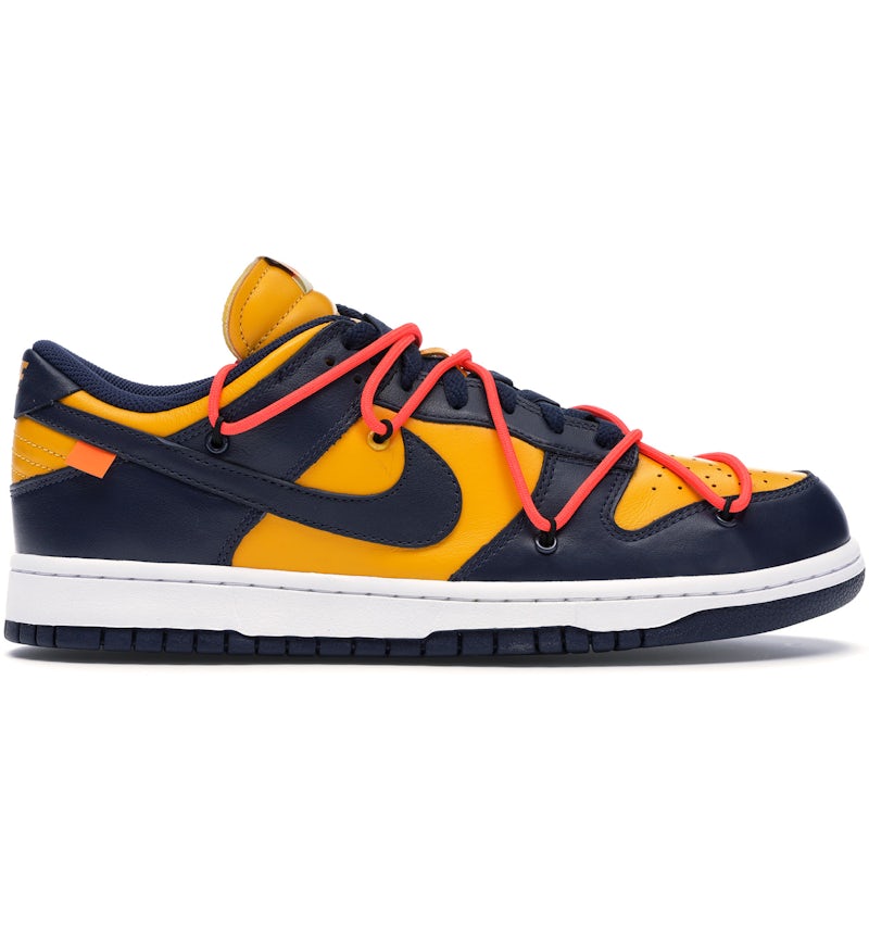 Shoes White And Yellow Dunks Nike Dunk Low Off-White University