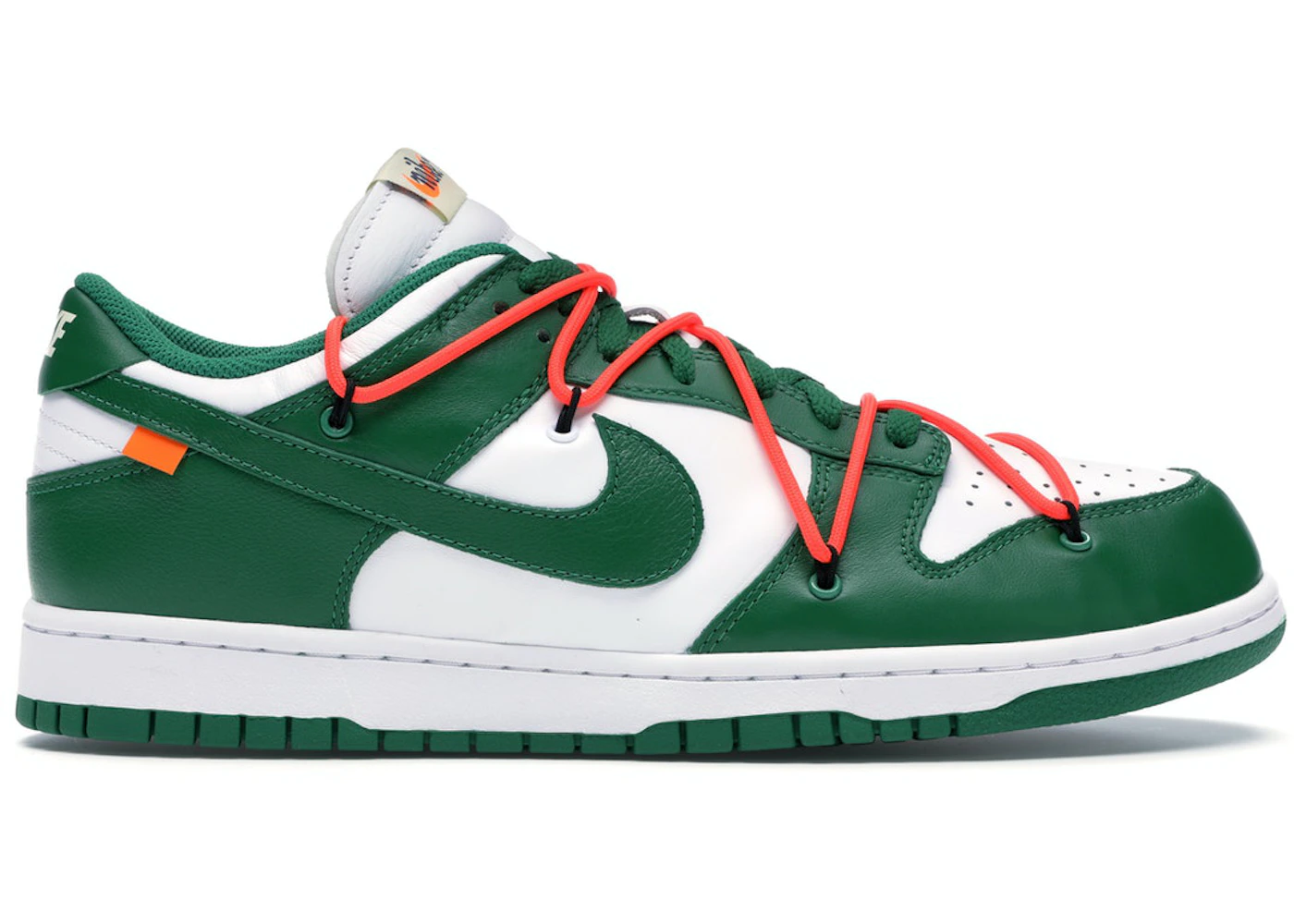OFF-WHITE × NikeDunk LowWhite/Pine-Green Nike Dunk Low Off-White Pine Green Men's - CT0856-100 - US