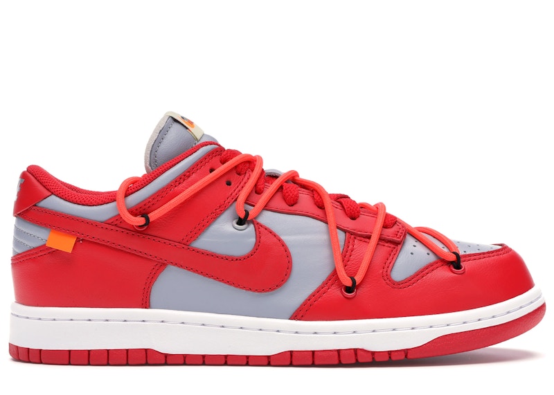 Nike Dunk Low Off-White University Red Men's - CT0856-600 - US