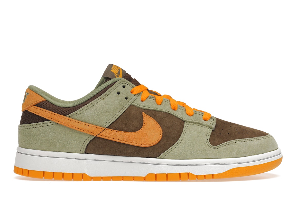 Pre-owned Nike Dunk Low Dusty Olive In Dusty Olive/pro Gold