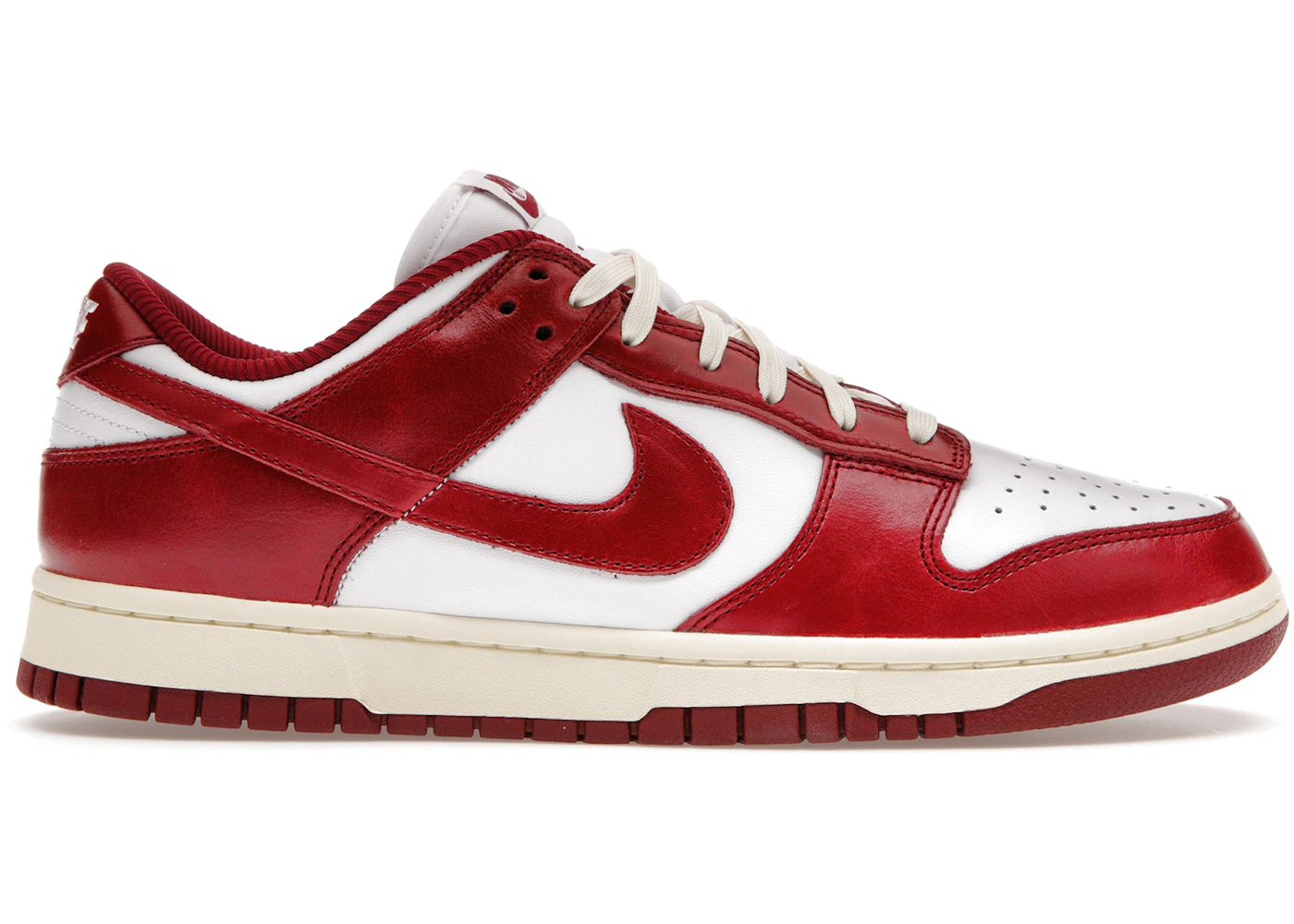 Nike Dunk Low PRM Vintage Team Red (Women's) FJ4555-100 US
