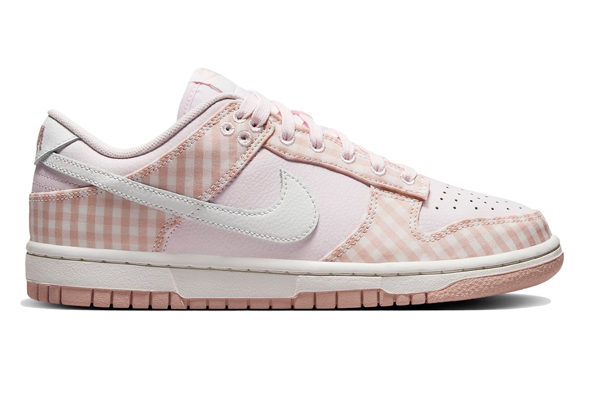 Pre-owned Nike Dunk Low Pearl Pink Gingham (women's) In Pearl Pink/pink Oxford/summit White