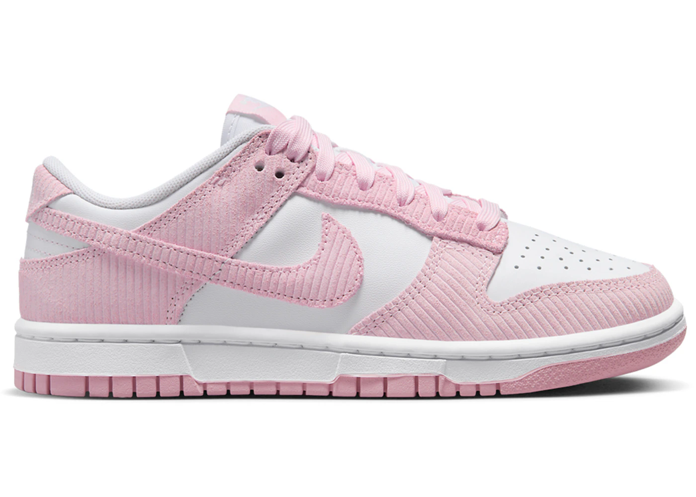 Nike Dunk Low Pink Corduroy (Women's) - FN7167-100 - CA
