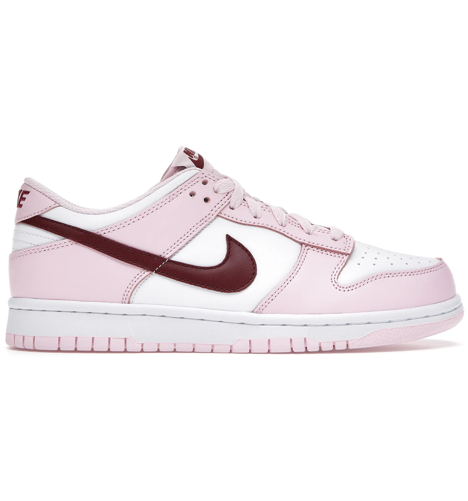 White and pink nike dunks Clearance
