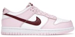Nike Dunk basse coloris rose/rouge/blanc (junior)